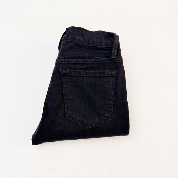 Frame Black Denim Skinny Jeans Form Fitting Size 24 - Picture 1 of 7